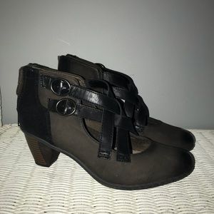 Leather/Suede Earth Booties